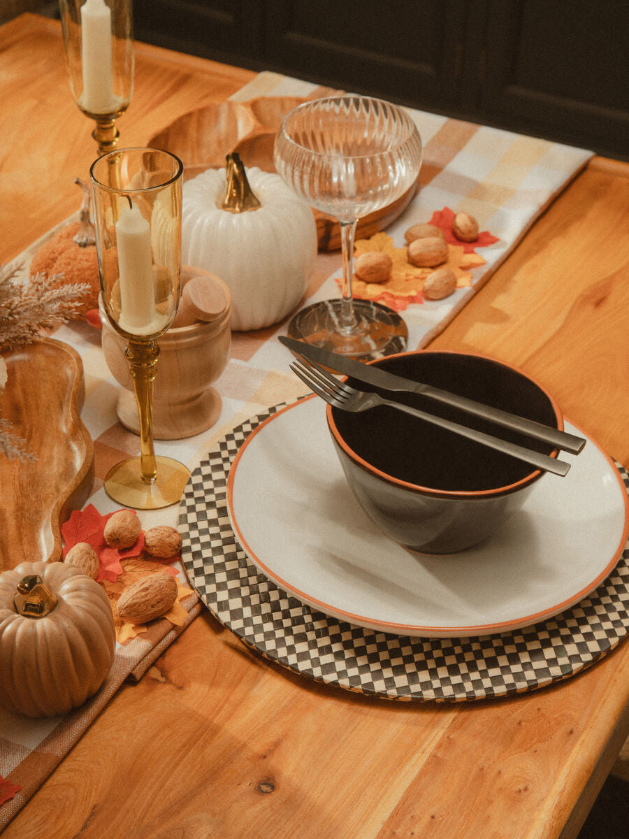 Black Glazed Terracotta Cereal Bowl | Calisto