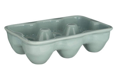 Emani Turquoise Ceramic 6 Egg Holder Tray
