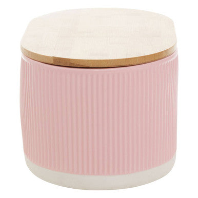 Pink Bread Bin in Stoneware | Geome