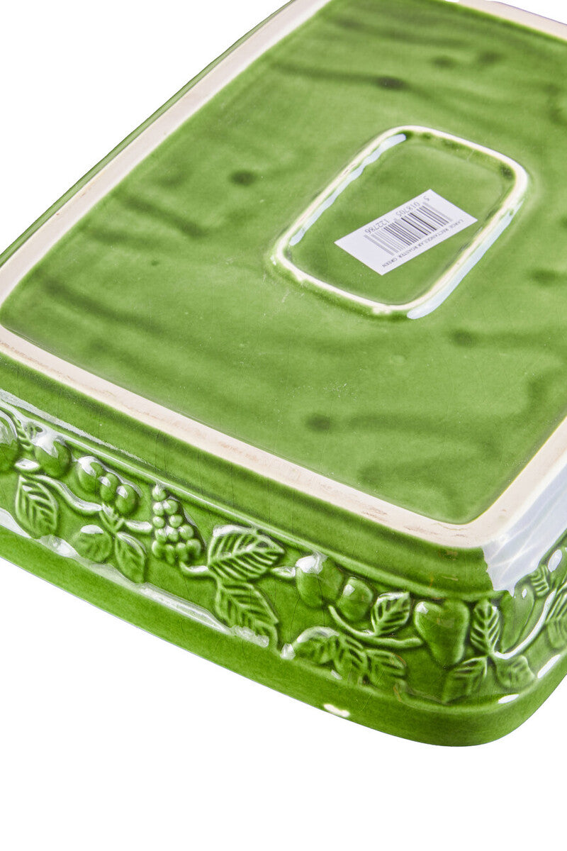 Anaya Oven To Tableware Large Rectangular Roasting Dish Chateaux Green