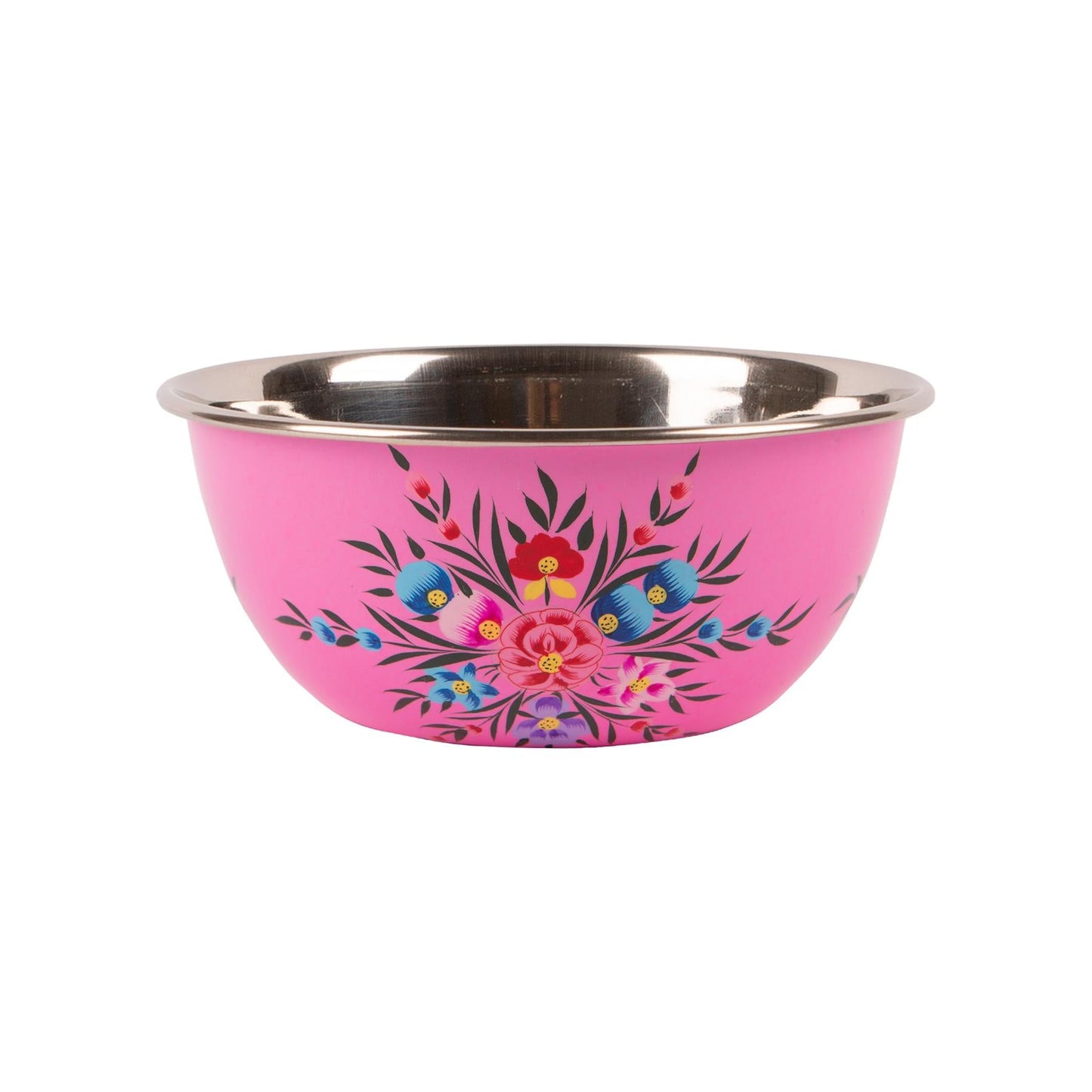 Pansy 18.5cm Stainless Steel Picnic Bowl