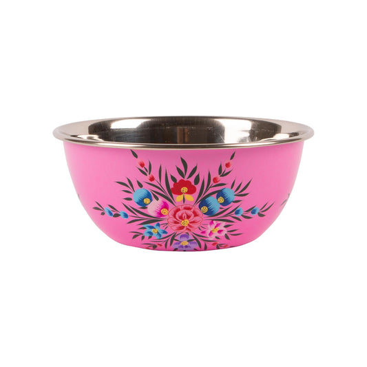 Pansy 18.5cm Stainless Steel Picnic Bowl