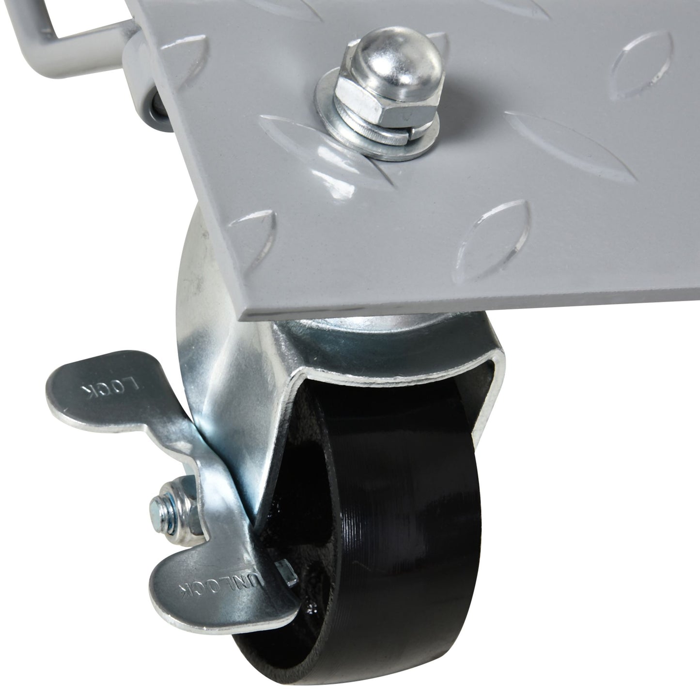 DURHAND 2PCS 680kg Car Wheel Dollies with Swivel Casters, Wheel Dolly, Grey