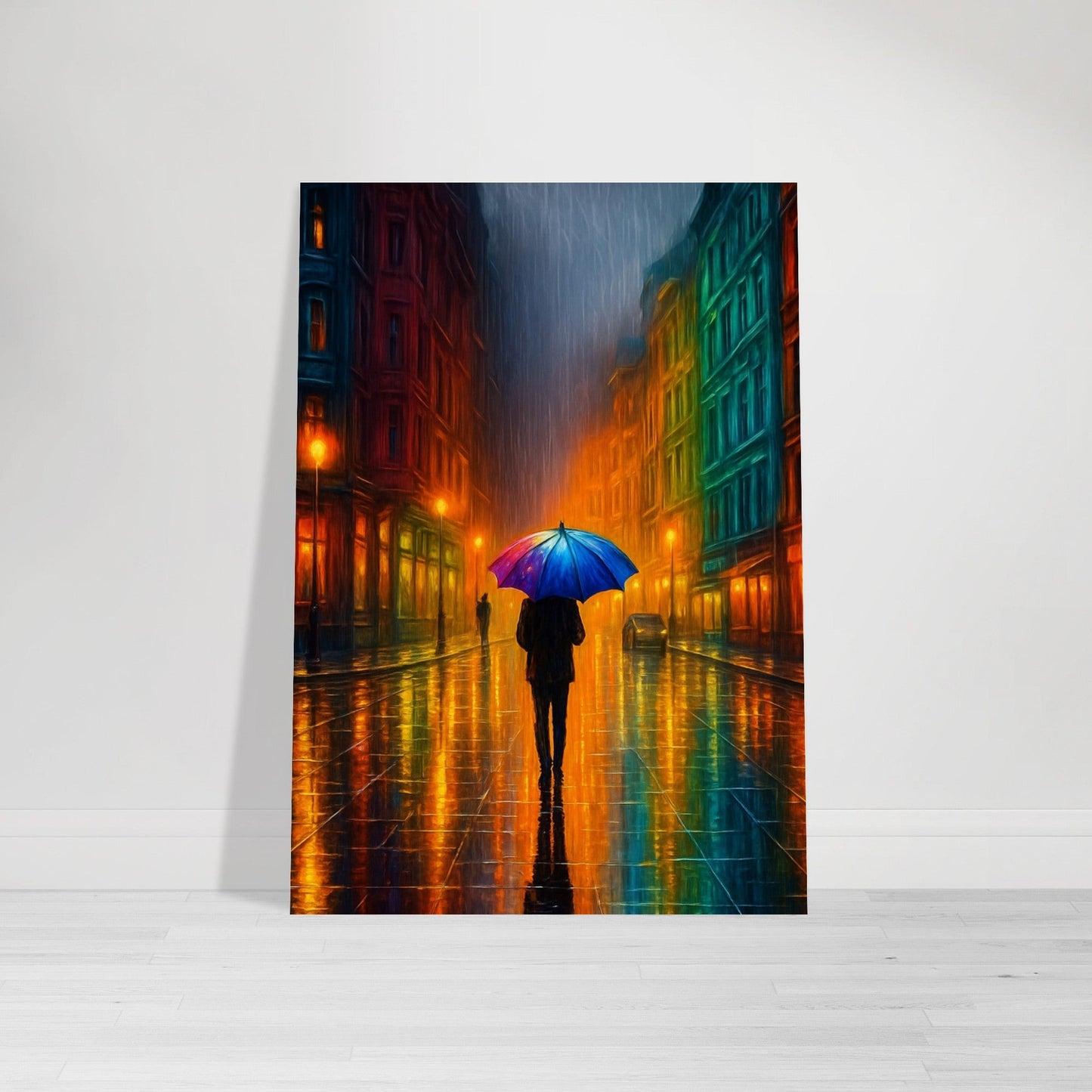 Moody Urban Street Scene Poster