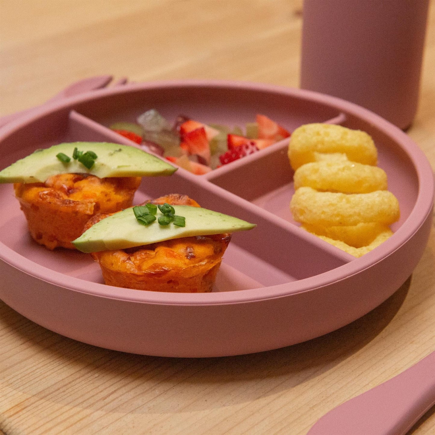 Silicone Divided Baby Suction Plate