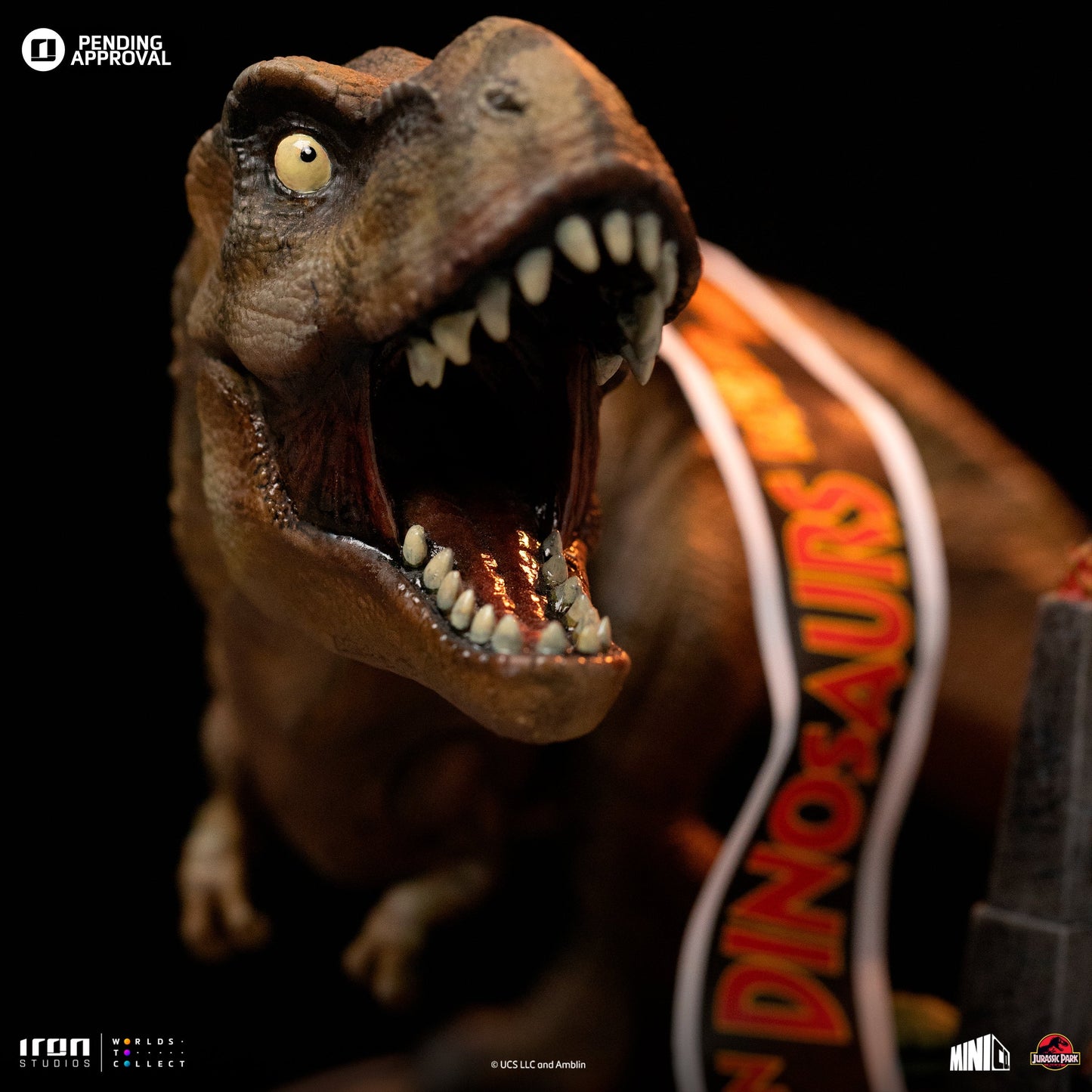 Statue T-Rex Deluxe - Jurassic Park - Minico - Iron Studios