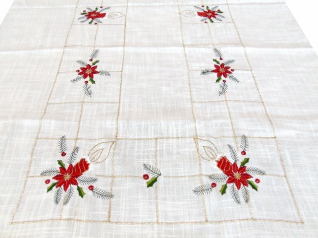 TEXTIL - CHRISTMAS SET OF TABLECLOTH WITH 6 NAPKINS 160X160CM