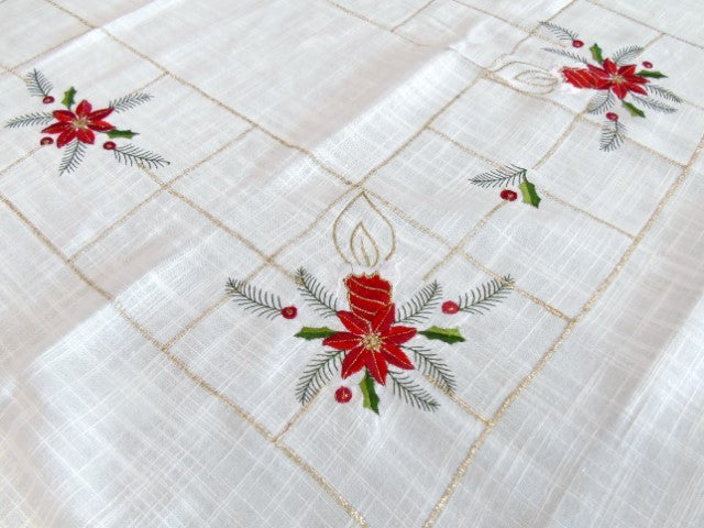 TEXTIL - CHRISTMAS SET OF TABLECLOTH WITH 6 NAPKINS 160X160CM