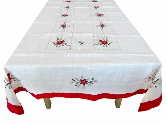 TEXTIL - CHRISTMAS SET OF TABLECLOTH WITH 6 NAPKINS 160X160CM