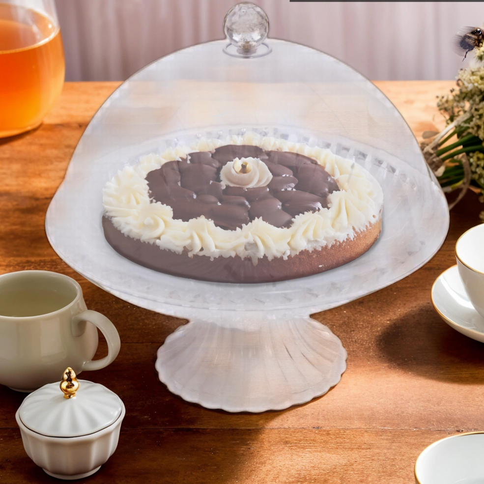 Clear Acrylic Cake Stand with Dome | Faye