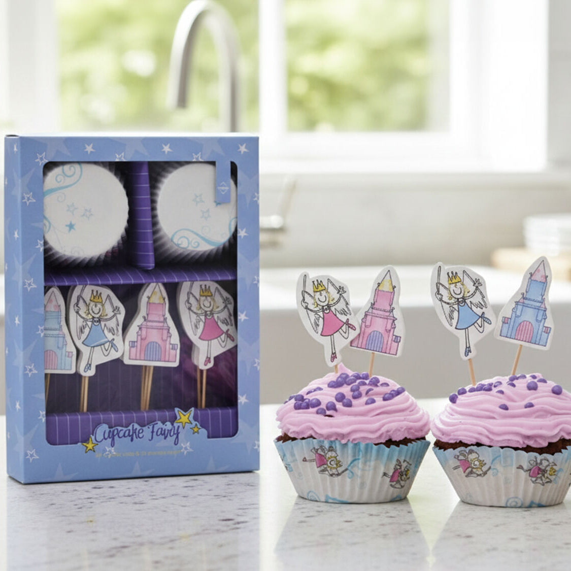 Diva Fairy Cupcake Cases and Toppers Set