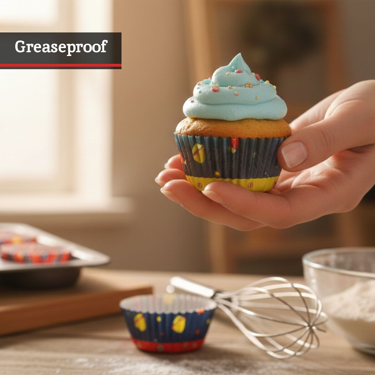 Rocket 100Pc Mini Cupcake Cases