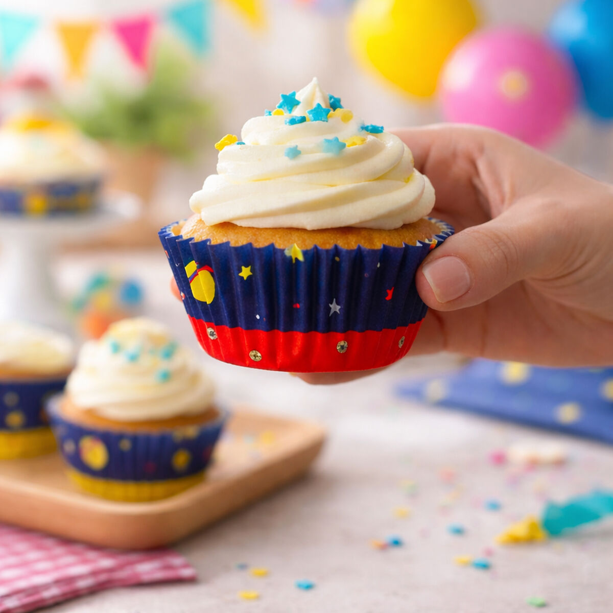Rocket 40Pcs Large Cupcake Cases