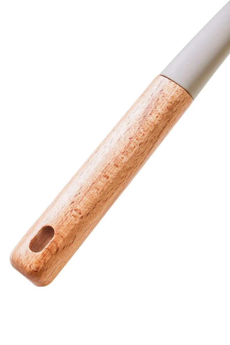 Nova Stone Grey Silicone Head Slotted Turner