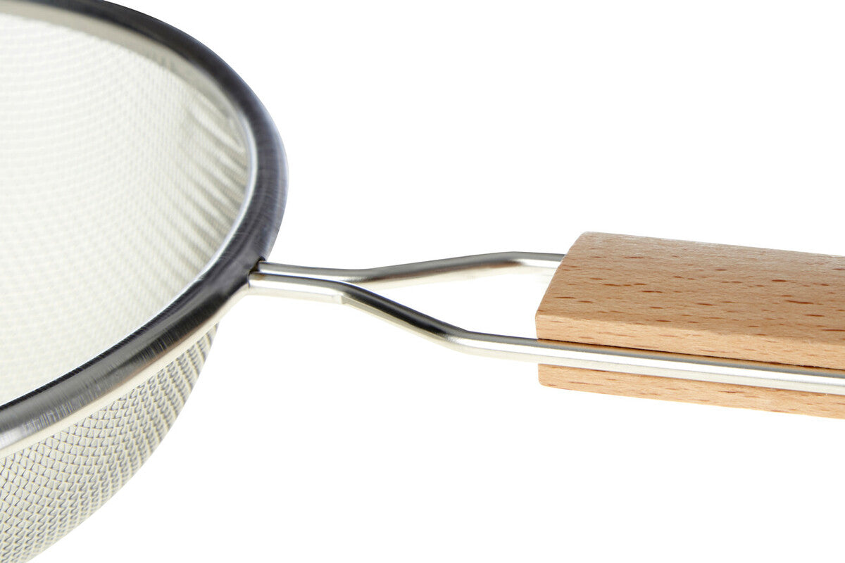 Large Sieve With Wooden Handle | Zenigo
