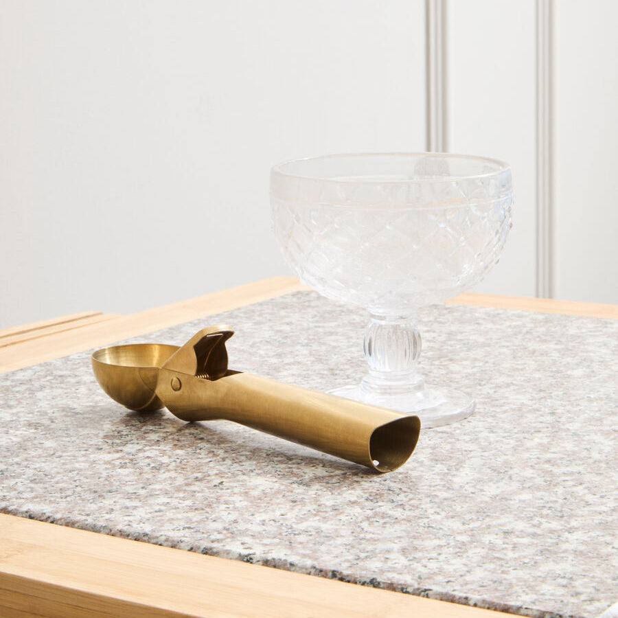 Light Gold Finish Ice Cream Scoop | Barron