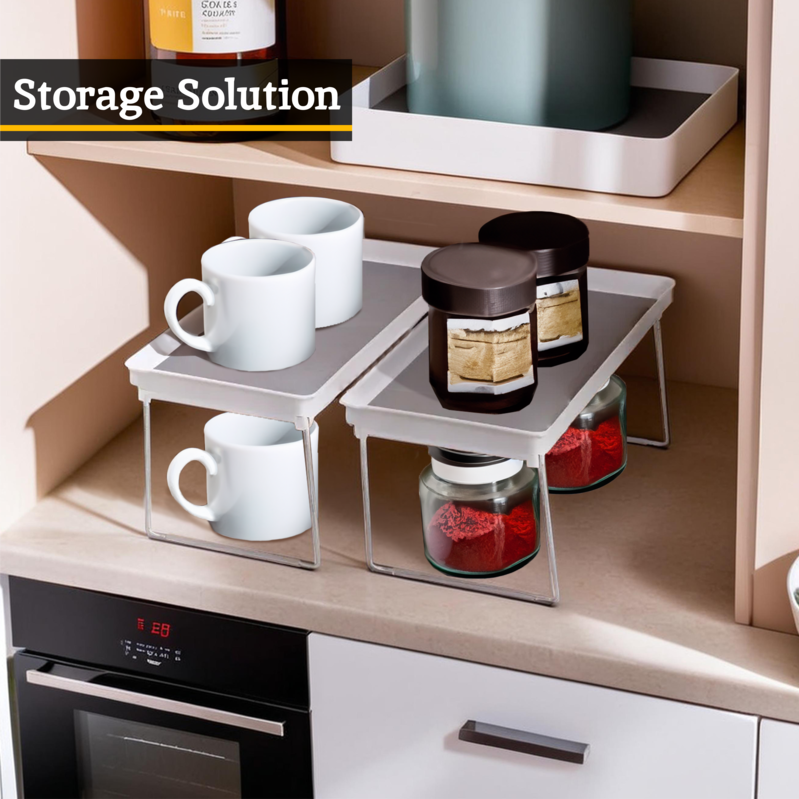 Set of Two Foldable Cabinet Racks | Romm