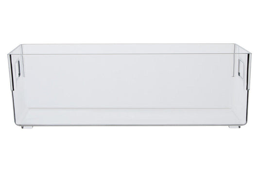 Large Clear Plastic Fridge Bin with Handles | Romm