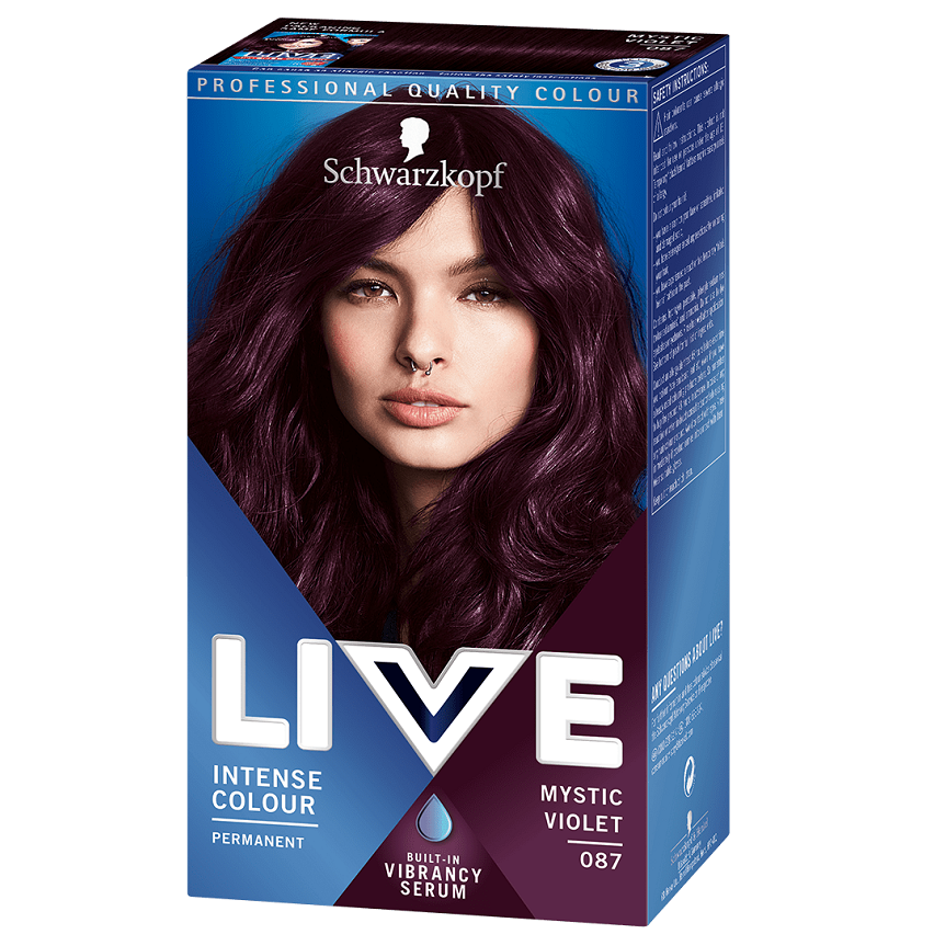 Schwarzkopf Live Intense Colour (19 Shades) Vibrant Semi-Permanent Hair Dye for Bold, Luminous Results