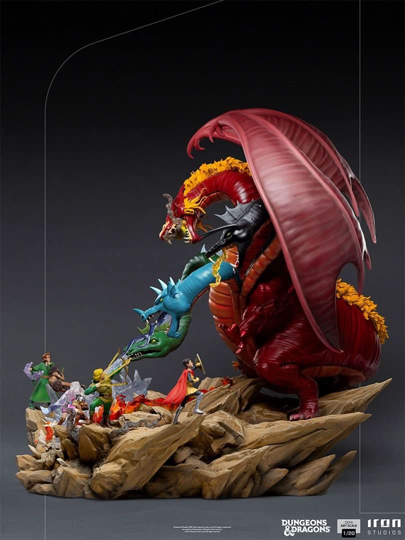 Statue Tiamat Battle Diorama - Dungeons and Dragons - Demi Art 1/20 - Iron Studios