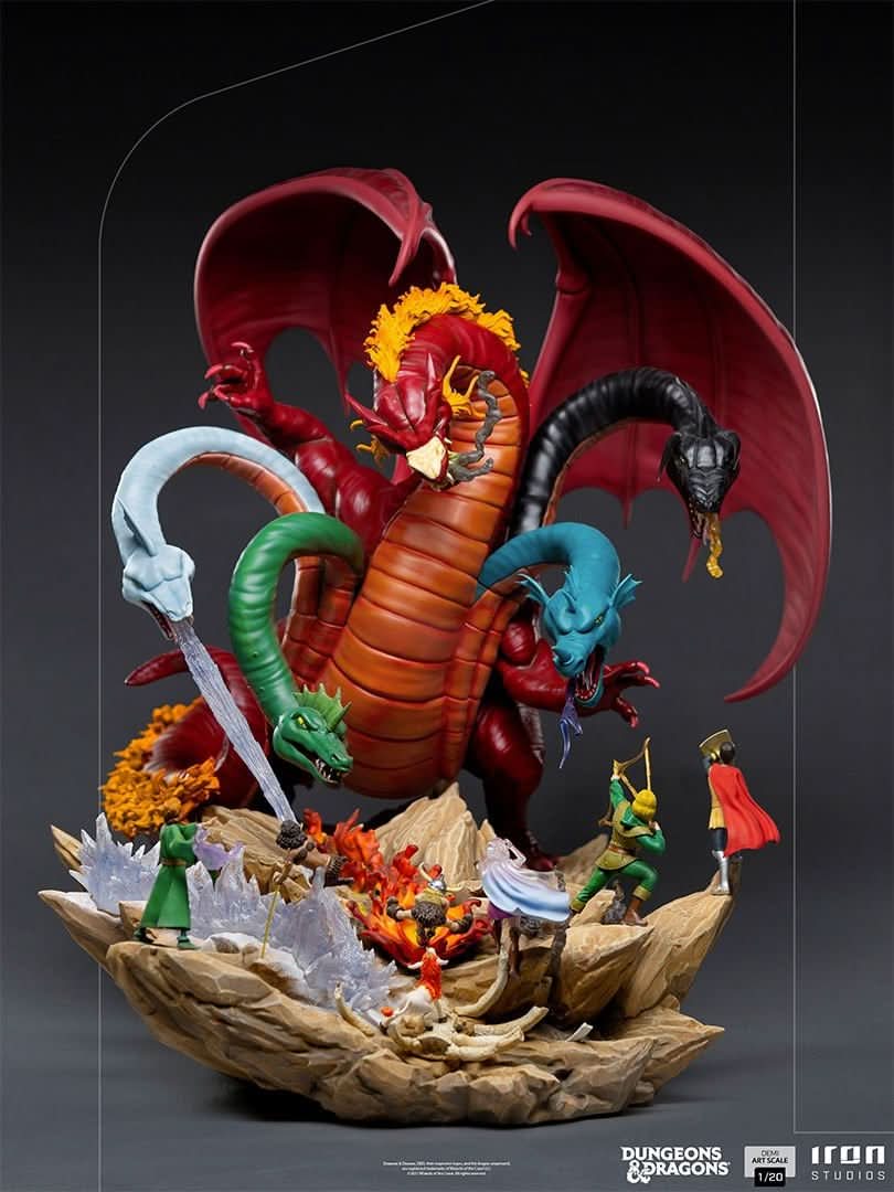 Statue Tiamat Battle Diorama - Dungeons and Dragons - Demi Art 1/20 - Iron Studios