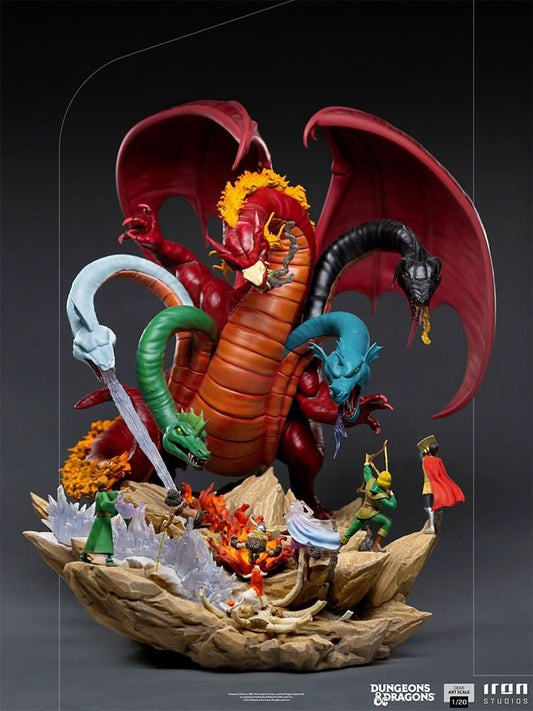 Statue Tiamat Battle Diorama - Dungeons and Dragons - Demi Art 1/20 - Iron Studios