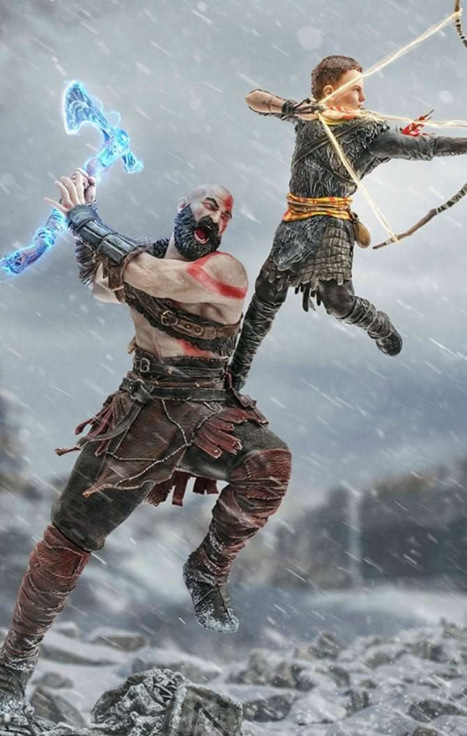 Kratos and Atreus - God of War - BDS Art Scale 1/10 - Iron Studios
