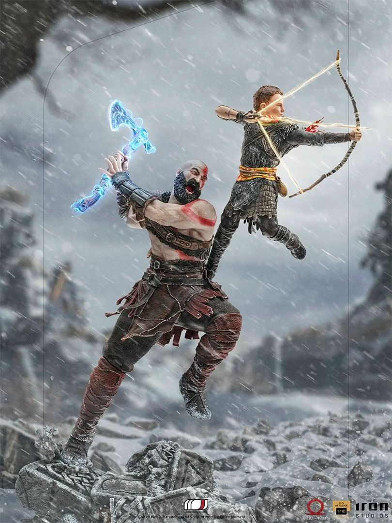 Kratos and Atreus - God of War - BDS Art Scale 1/10 - Iron Studios