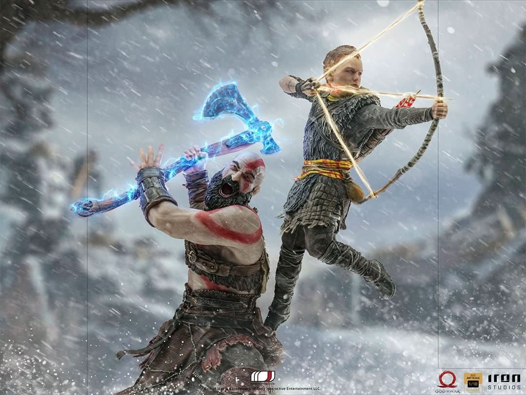 Kratos and Atreus - God of War - BDS Art Scale 1/10 - Iron Studios