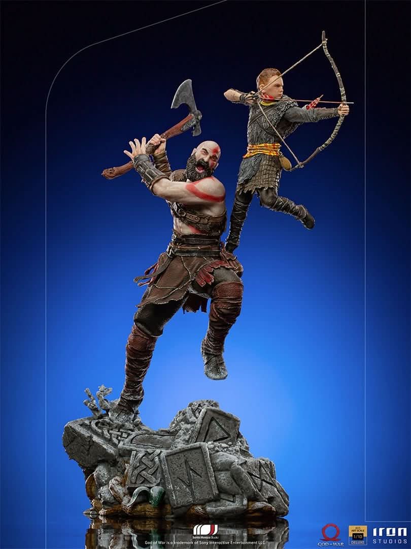 Kratos and Atreus - God of War - BDS Art Scale 1/10 - Iron Studios