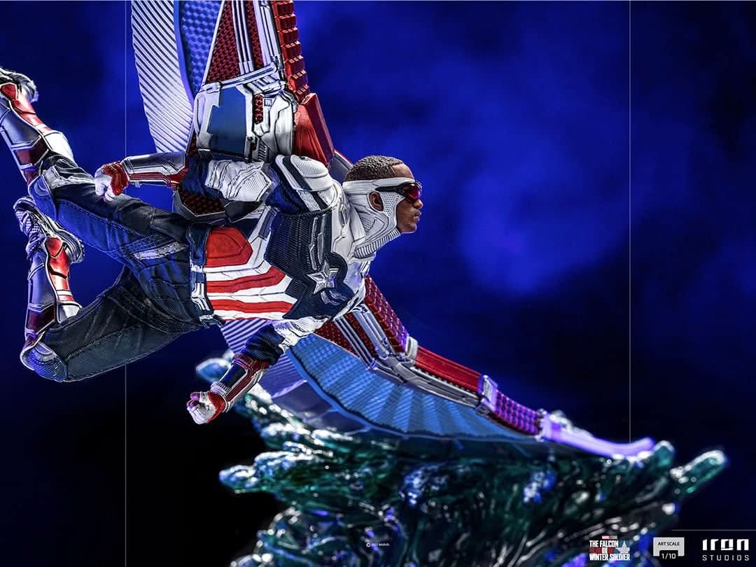 Statue Captain America Sam Wilson - The Falcon and the Winter Soldier - BDS Art Scale 1/10 - Iron Studios