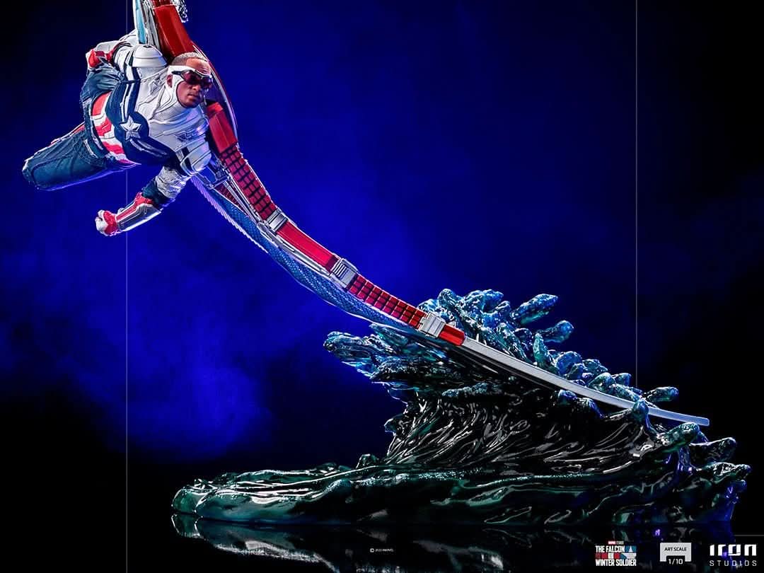 Statue Captain America Sam Wilson - The Falcon and the Winter Soldier - BDS Art Scale 1/10 - Iron Studios