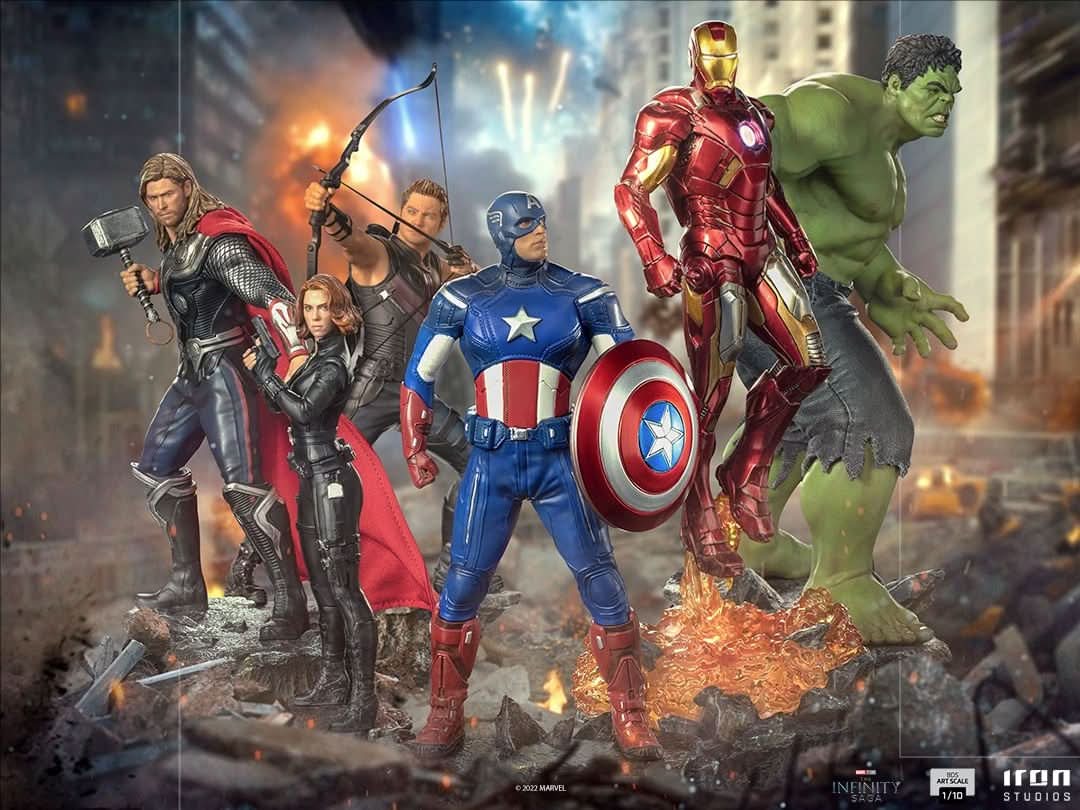 Statue Thor (Battle of New York) - The Infinity Saga - BDS Art Scale 1/10 - Iron Studios