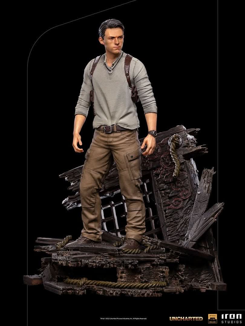 Statue Nathan Drake Deluxe - Uncharted (Movie) - Art Scale 1/10 - Iron Studios