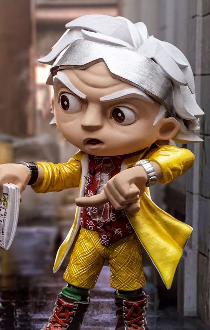 Statue Doc Brown - Back to the Future - Minico - Iron Studios