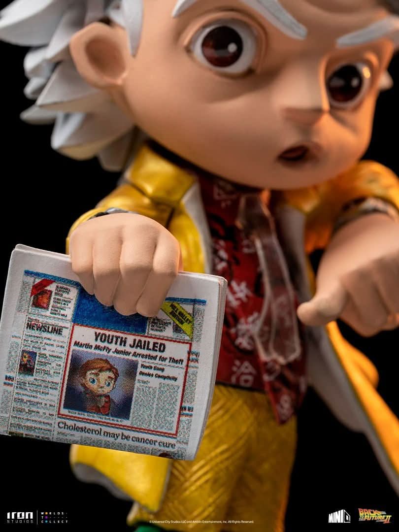 Statue Doc Brown - Back to the Future - Minico - Iron Studios