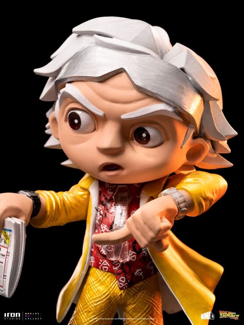 Statue Doc Brown - Back to the Future - Minico - Iron Studios
