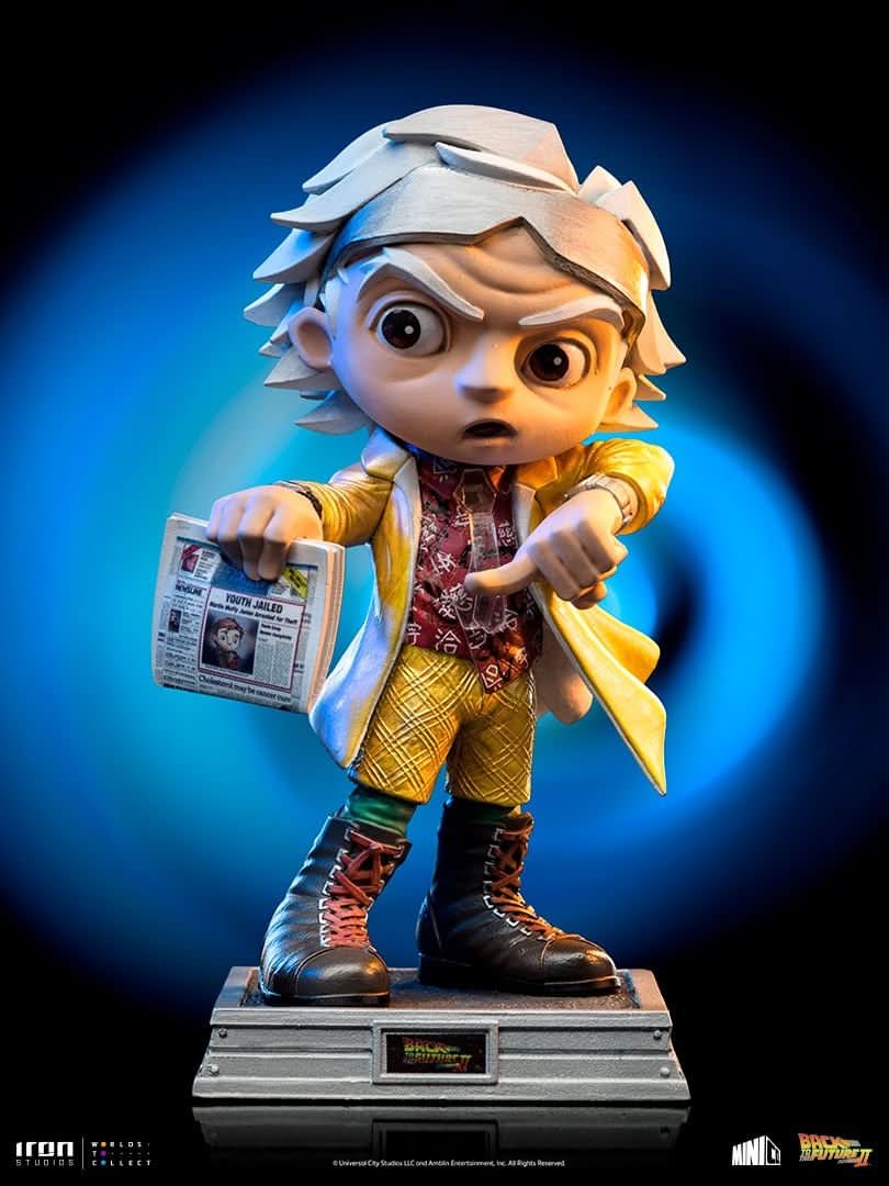 Statue Doc Brown - Back to the Future - Minico - Iron Studios