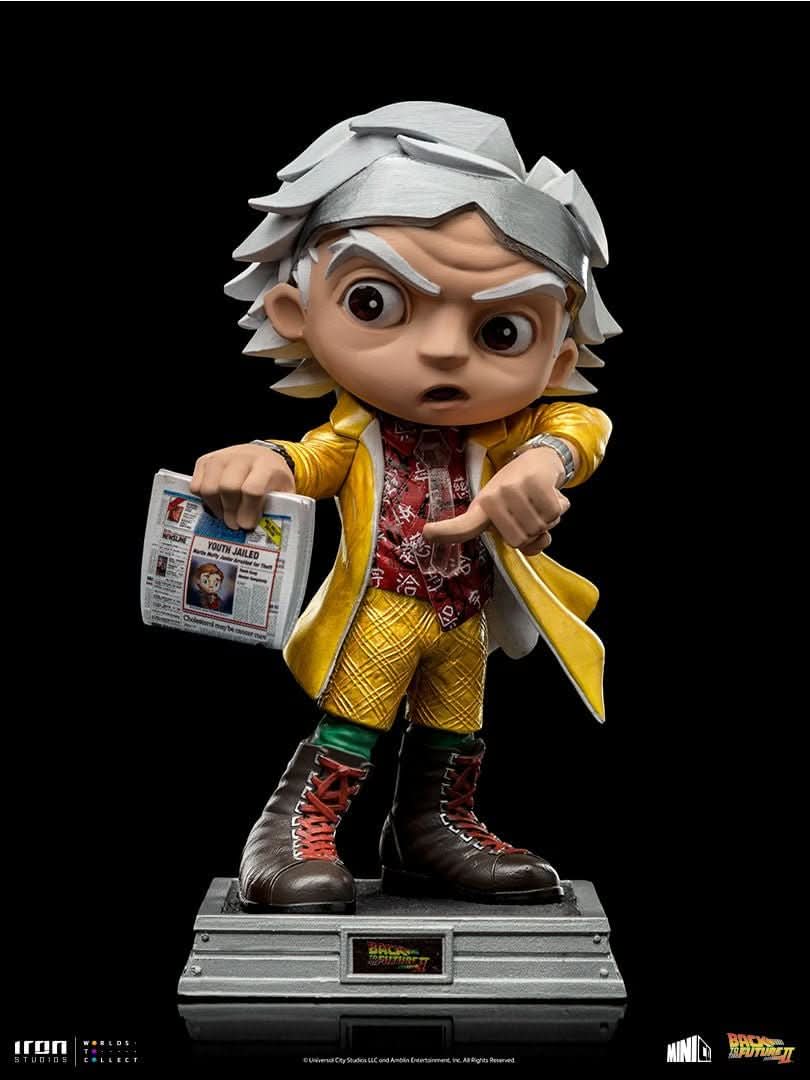 Statue Doc Brown - Back to the Future - Minico - Iron Studios