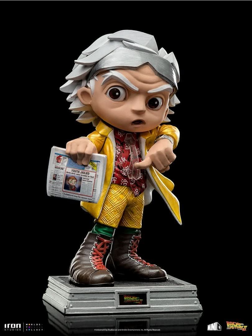 Statue Doc Brown - Back to the Future - Minico - Iron Studios