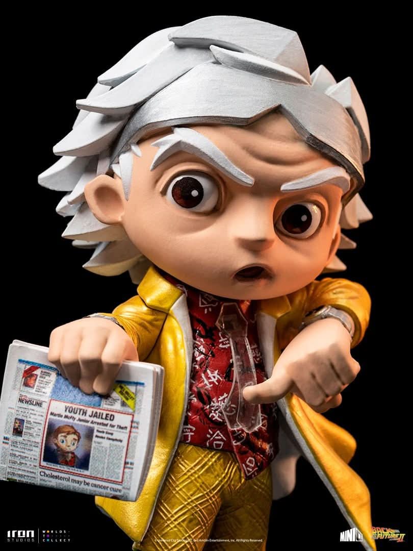 Statue Doc Brown - Back to the Future - Minico - Iron Studios