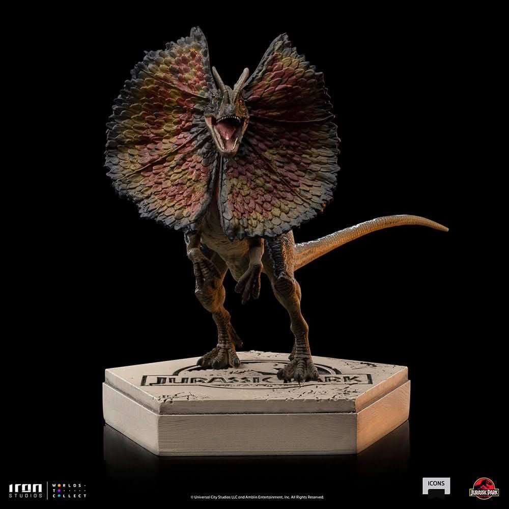 Dilophosaurus - Jurassic Park - Icons - Iron Studios
