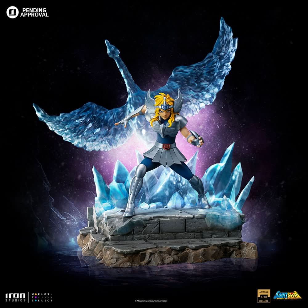Statue Cygnus Hyoga Deluxe - Saint Seiya - Art Scale 1/10 - Iron Studios