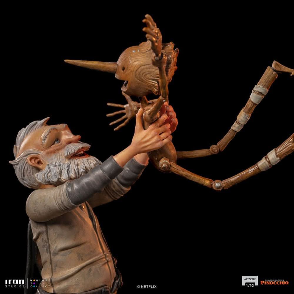 Statue Geppetto & Pinocchio - Pinocchio - Art Scale 1/10 - Iron Studios