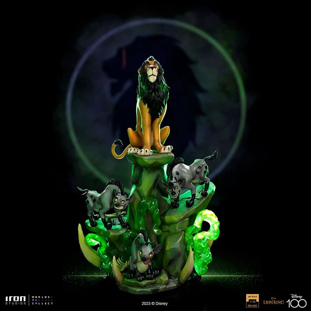 Scar Deluxe - Disney 100th - The Lion King - Art Scale 1/10 - Iron Studios