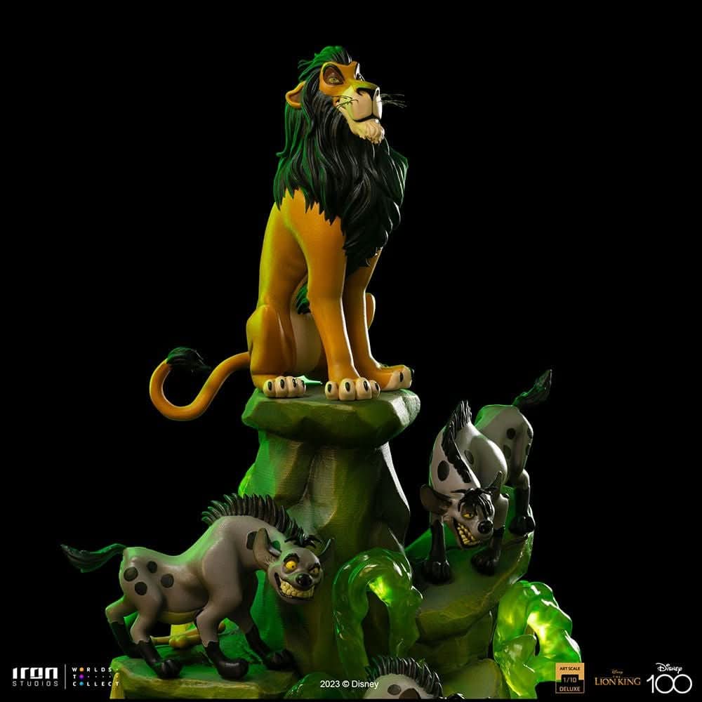 Scar Deluxe - Disney 100th - The Lion King - Art Scale 1/10 - Iron Studios