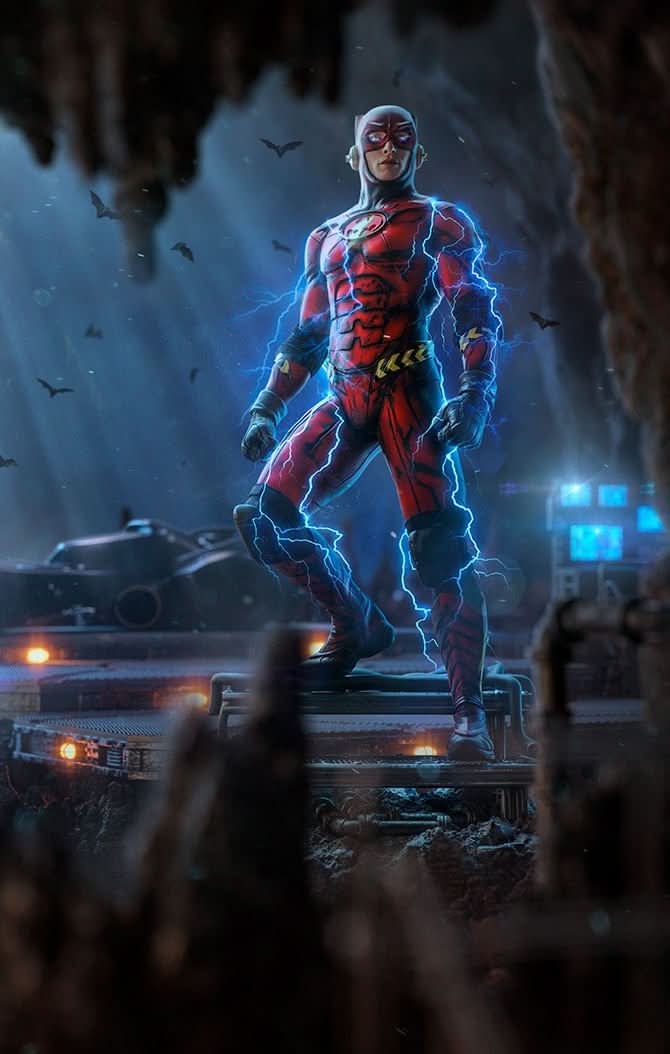 Statue Flash Alternate Version - The Flash Movie - Art Scale 1/10 - Iron Studios