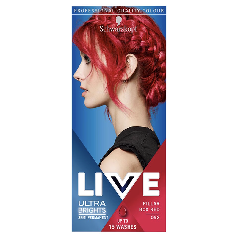 Schwarzkopf Live Ultra Brights Semi-Permanent Hair Colour for Vibrant, Expressive Tones