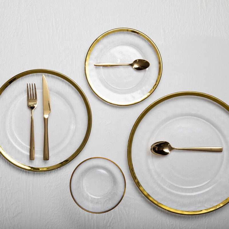 Glow 16 Piece Gold Cutlery Set | Avie