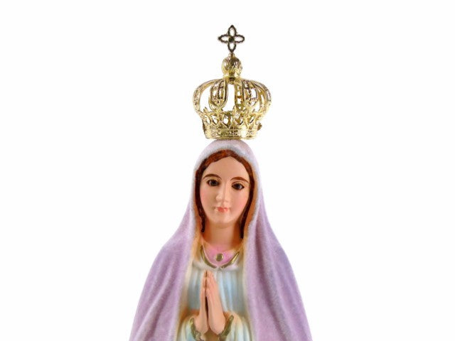 ART. RELIGIOSO - MULTICOLORED STATUE OF OUR LADY OF FATIMA